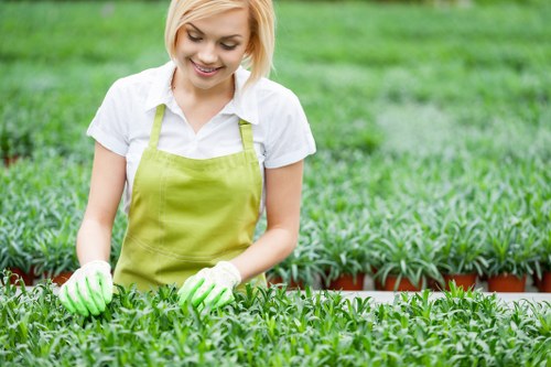 Local transfer station handling garden waste materials
