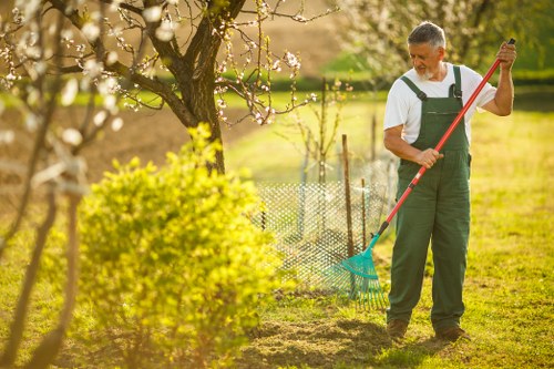 Professional garden clearance work in a Ratcliff property